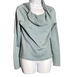 Ann Taylor Soft Blue Versatile Neck Sweater  Size: Medium